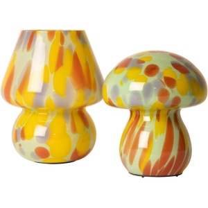 Lampe joyful chips mint/gul/fersken 19xø15