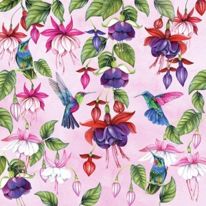 Serviett lunsj "Fuchsia"