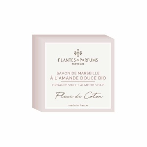 Cotton Flower såpestykke med mandel 100g