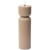 LED kubbelys med riller latte - Bilde 2