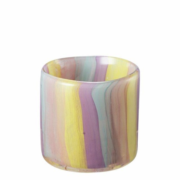 Pastella Telysholder D8 H8 cm Pastellmix