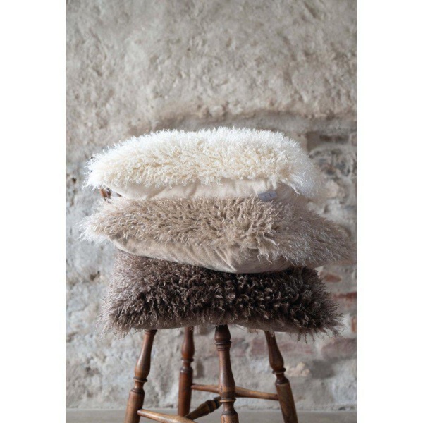 Putetrekk CURLY 48x48cm offwhite - Bilde 2