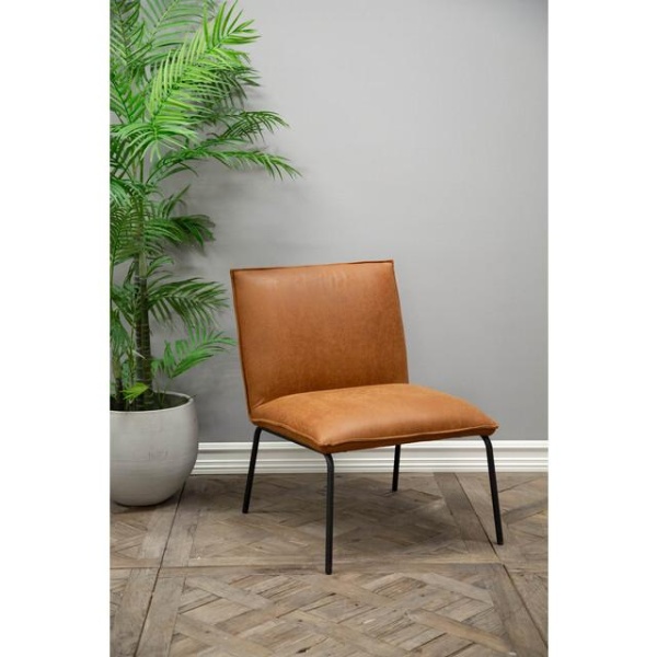 Namsen Lenestol Cognac 73,5x63x85,5 cm PU - Bilde 4