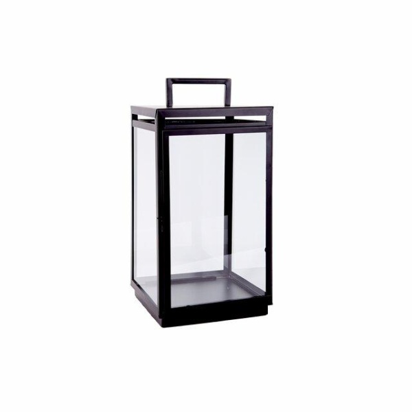 Carl Lanterne/Lykt 23x23x43 Sort, Rustfritt stål