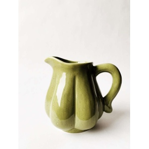Mugge keramikk h14 cm grønn