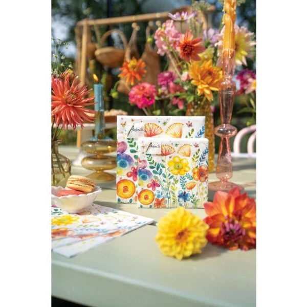 Serviett Lunsj Vibrant Spring 16,5x16,5 cm - Bilde 2