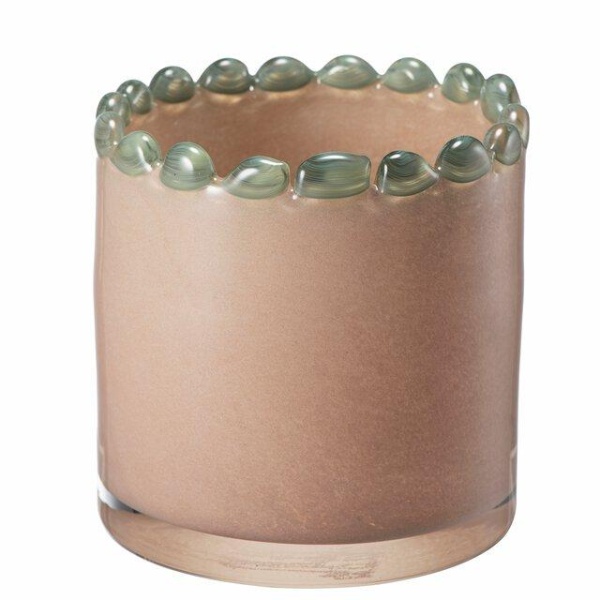 Isabel Lyslykt D11 H10,5 cm Beige/green