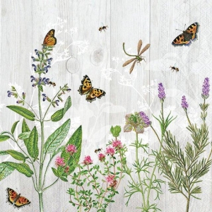 Serviett kaffe "Herb garden" 12,5 x 12,5