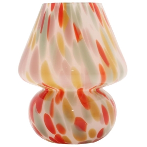 Lampe Joyful rød/gul 19xø15cm