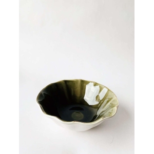 Lone skål 16x6 cm grønn