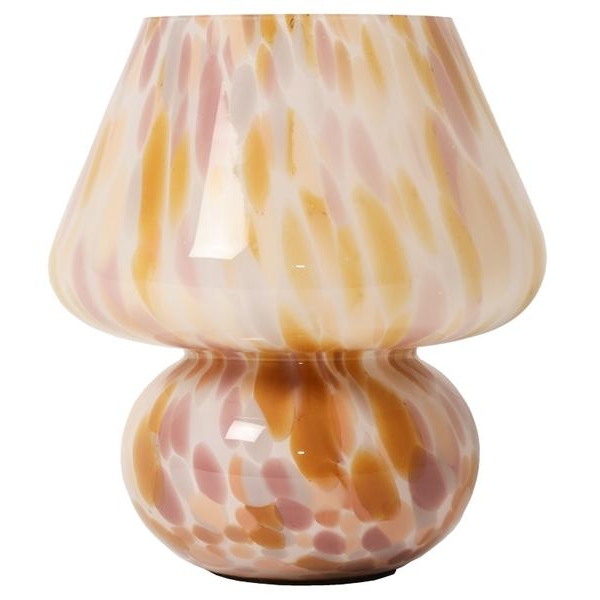 Lampe Joyful gul/rosa 24xø23cm