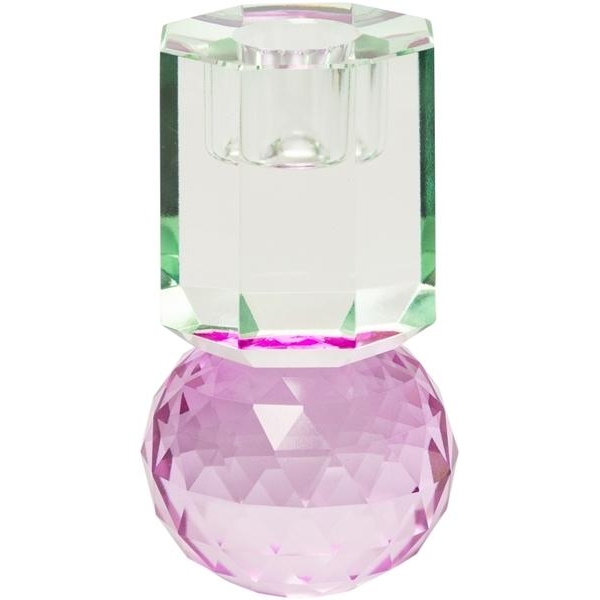 Krystall stake violet/mint 10,5x6x6