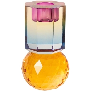 Krystal stake Rav/blå ombre 10,5x6cm