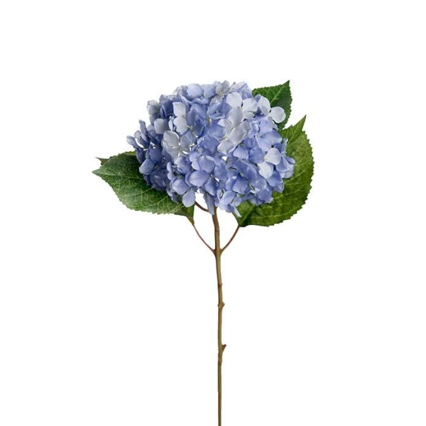 Hortensia blå på stilk H 40cm