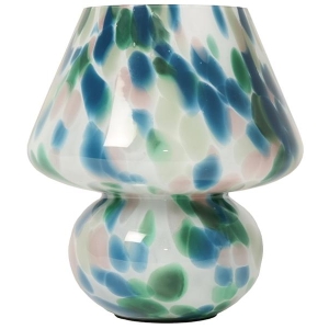 Lampe Joyful grønn/blå 19xø15cm