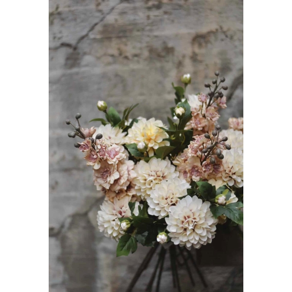 Ridderspore Lys rosa/Lys gul H80 cm - Bilde 2