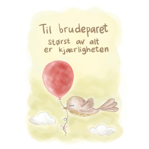 Anne kort - Til brudeparet