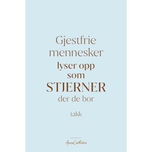Anne kort tekst - Gjestfrie mennesker