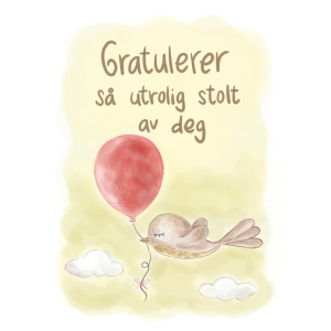 Anne kort - Gratulerer