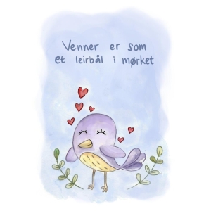 Anne kort - Venner er som