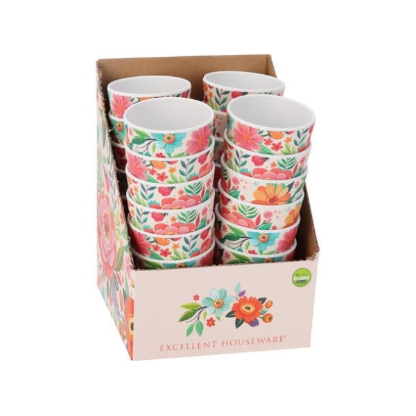 Krus melamin Flower Power 350ml 8x11cm - Bilde 2