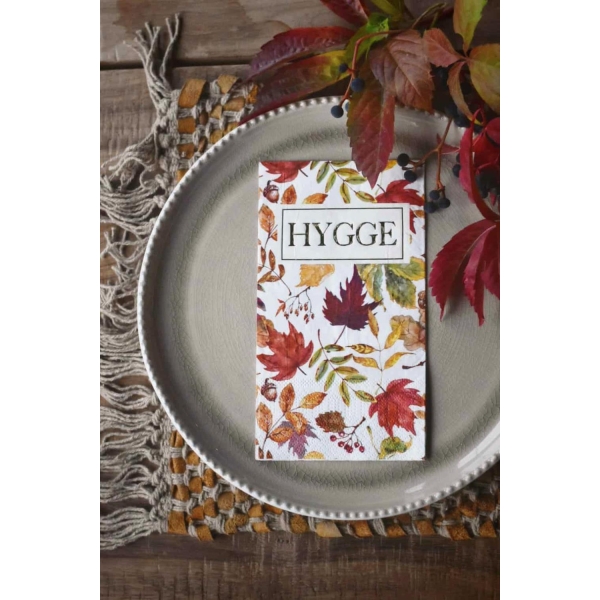 Servietter Hygge-Blader - Bilde 2