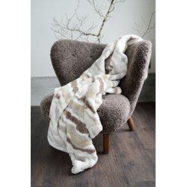 Pledd Idre Brun 130x170 - Bilde 2