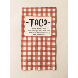 Serviett "Taco" 33x44 cm