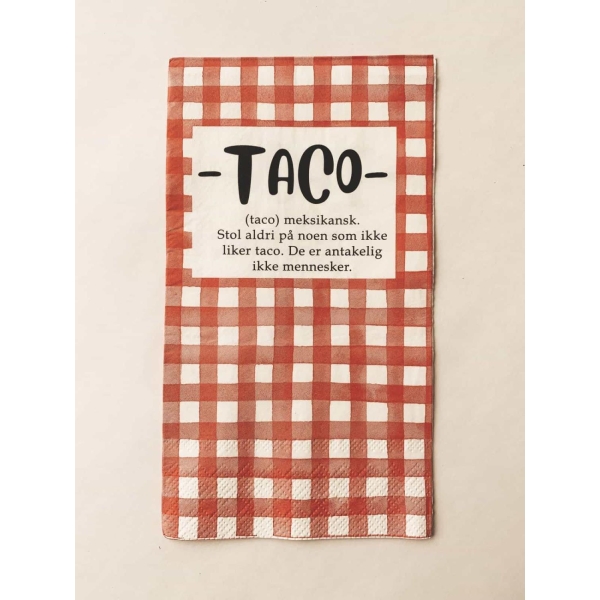 Serviett "Taco" 33x44 cm