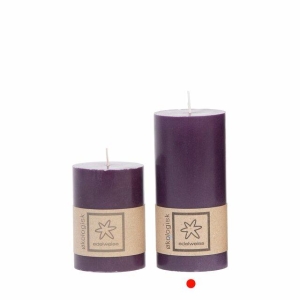 1 Kubbelys Økologisk 100%stearin 7x15 Violet Lilla