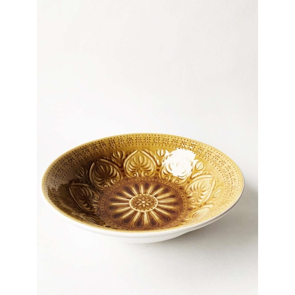 Valborg Salatbolle D 26 cm Gul