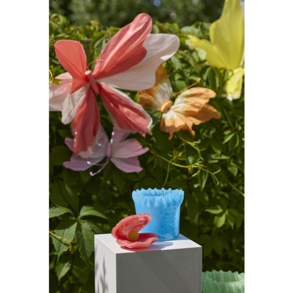 Vilte Lyslykt D11,5 H11,5 cm Blå - Bilde 2