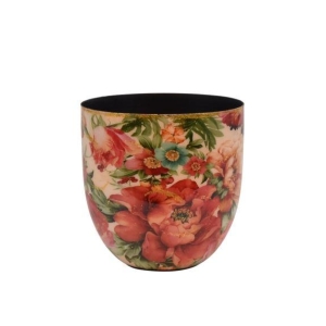 Potte 15x15 cm Metall Rød