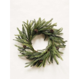 Krans gran/kongler d 43 cm