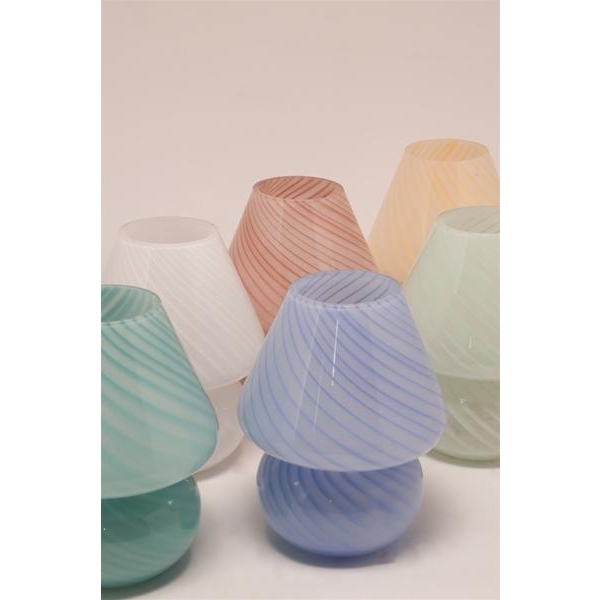 Lampe Joyful blå 19xø15cm - Bilde 3