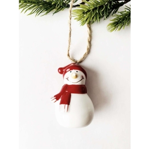 Heng snømann h 6cm