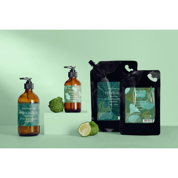 Refill Hånsåpe Bergamot 1000ml - Bilde 2