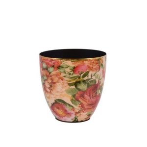 Potte 13x13 cm Metall Rød