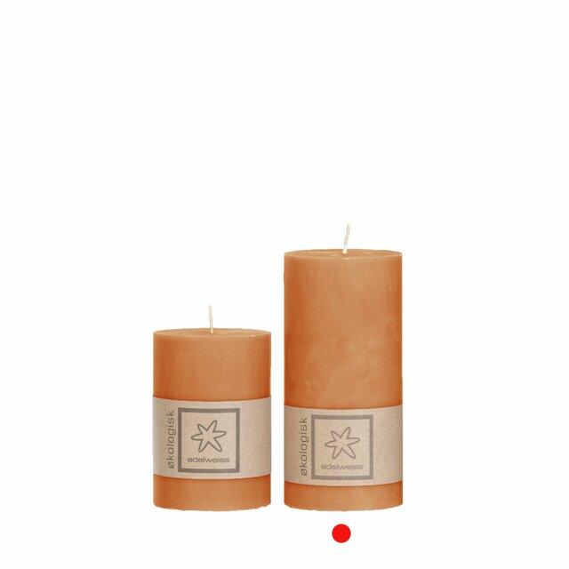 1 Kubbelys Økologisk 100%stearin 7x15 Caramel