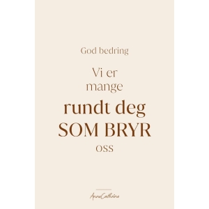 Anne kort tekst - God bedring