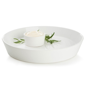 Serveringssett Chips & Dip hvit