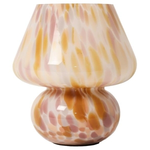 Lampe Joyful gul/rosa 24xø23cm