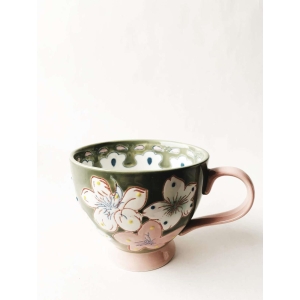 Krus "Pippi" h9 cm Grønn