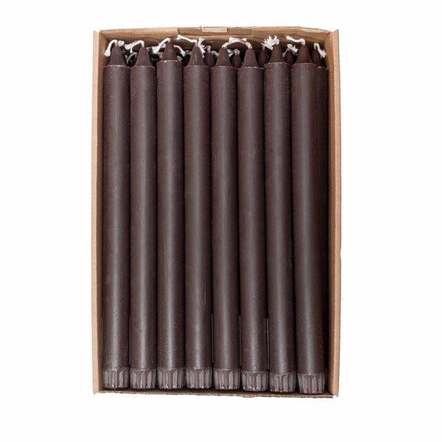 1 Kronelys Økologisk 100%stearin Brun