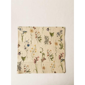 Middagsserviett Blomstereng