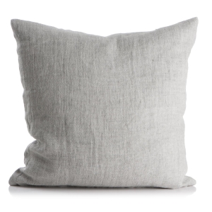 Putetrekk Olivia 100% lin 50x50cm lys grå
