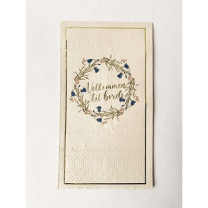 Serviett 33x40 Velkommen til bords