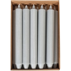 1 Herregårdslys varm grå - 100%stearin H30