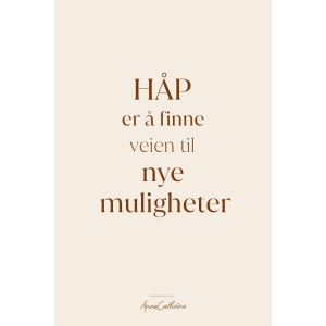 Anne kort tekst - Håp