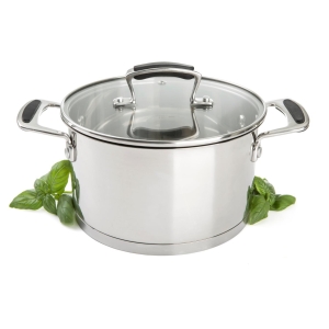 Kjele Talent 3,50 l 20 cm stål m/glasslokk